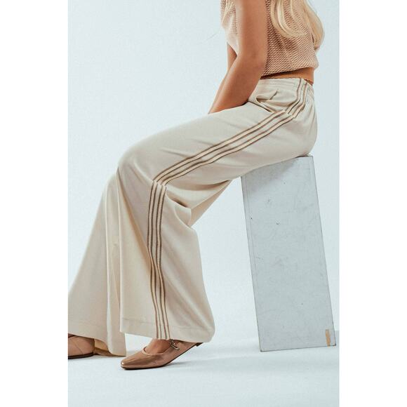 Urban Daizy Wide Leg Drawstring Stripe Lounge Pants - Picture 6 of 6